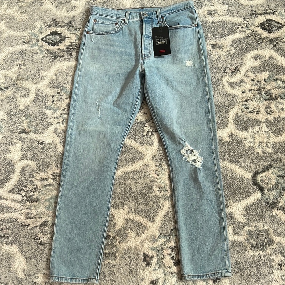 Levi’s 501 Skinny Jeans Button Fly